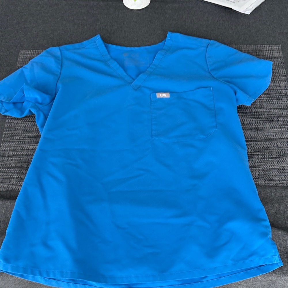 Figs Women's Blue Top